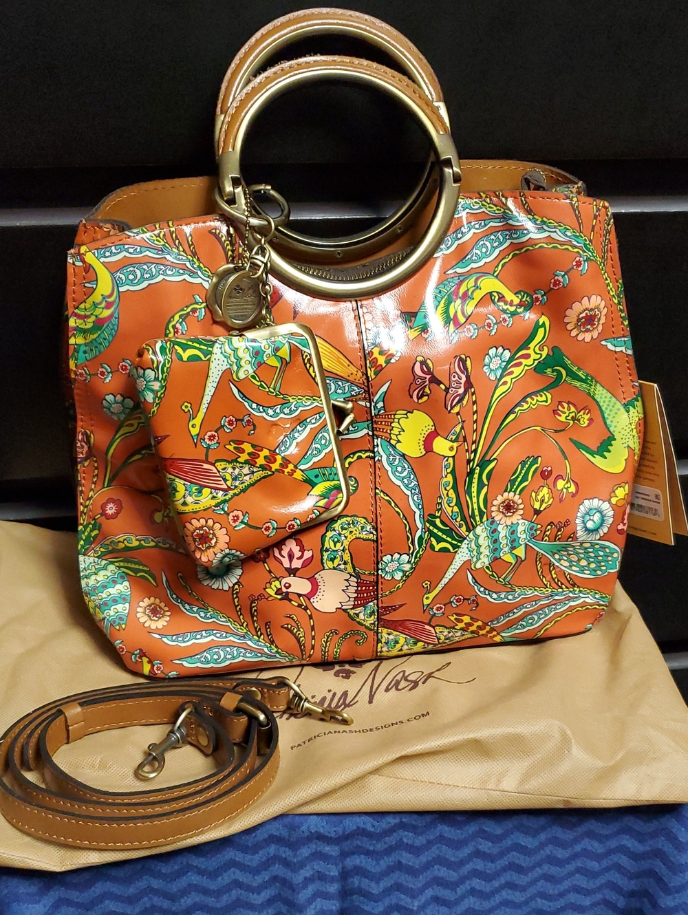 Patricia Nash Arenzano Satchel With Coin Purse